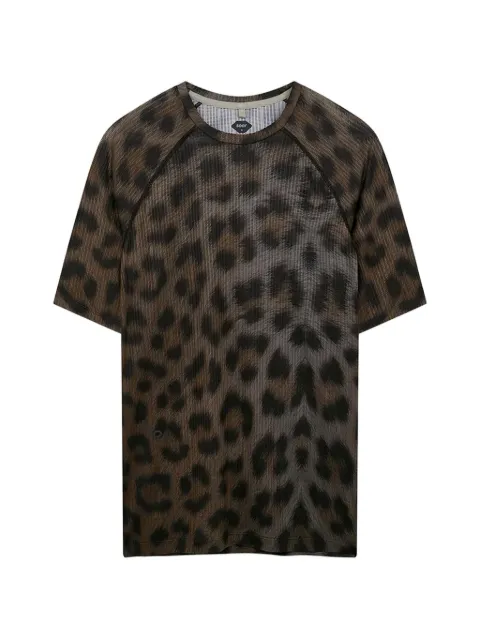 Soar leopard-print raglan-sleeve T-shirt
