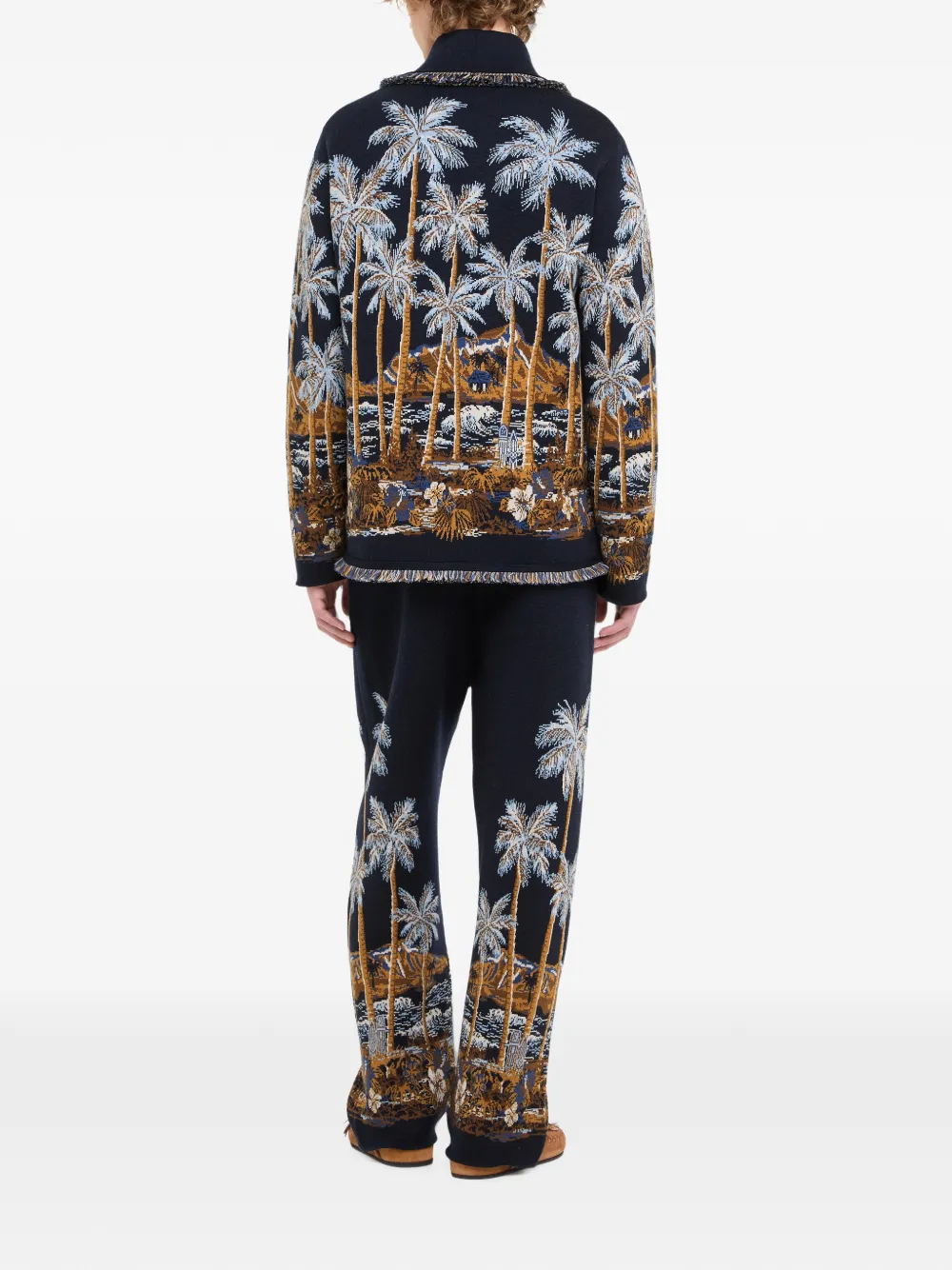 Alanui Diamond Head vest met franje Blauw