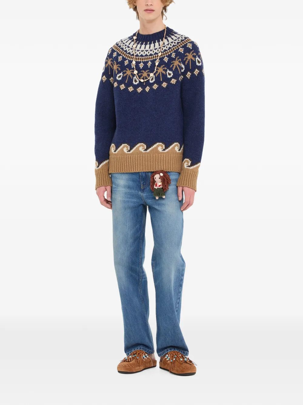Alanui Sweet Winter trui Blauw