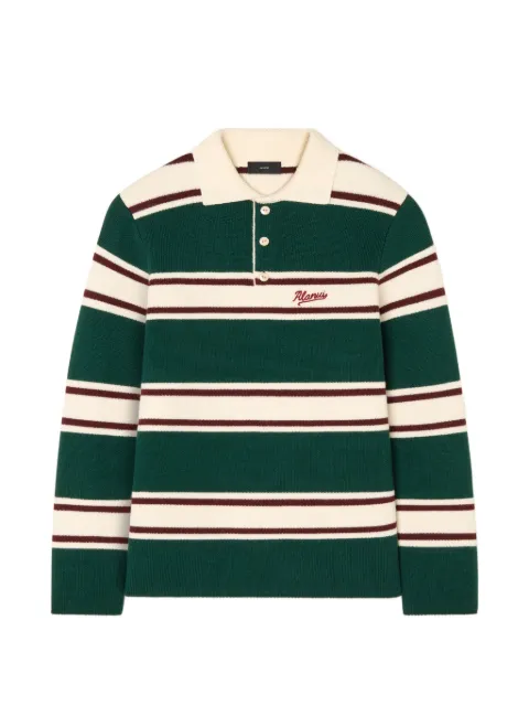 Alanui striped polo shirt