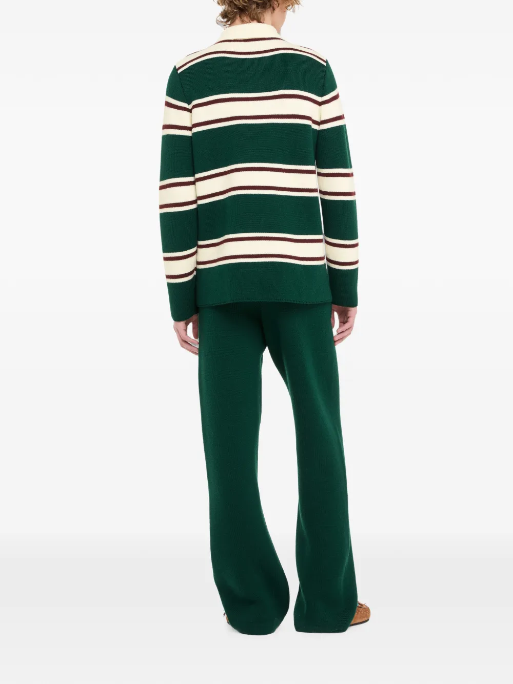 Alanui Gestreept poloshirt Groen