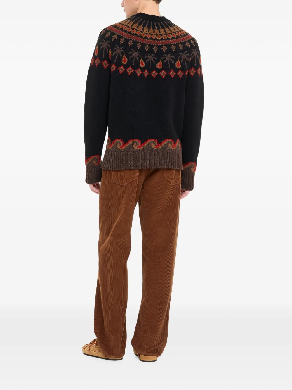 Alanui Sweet Winter wollen trui met jacquard Zwart