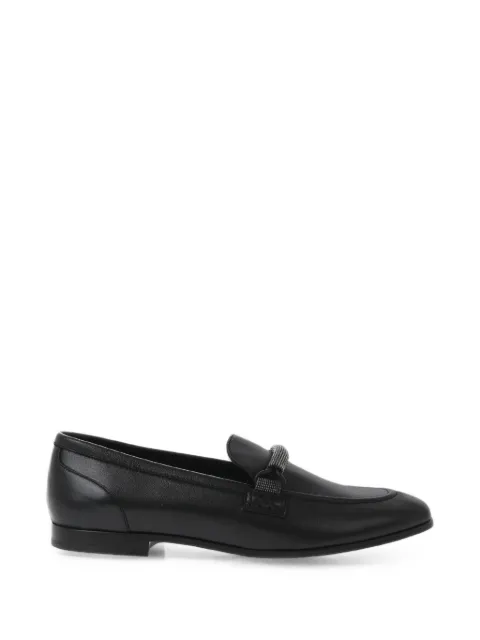 Brunello Cucinelli mocassins à ornements strassés