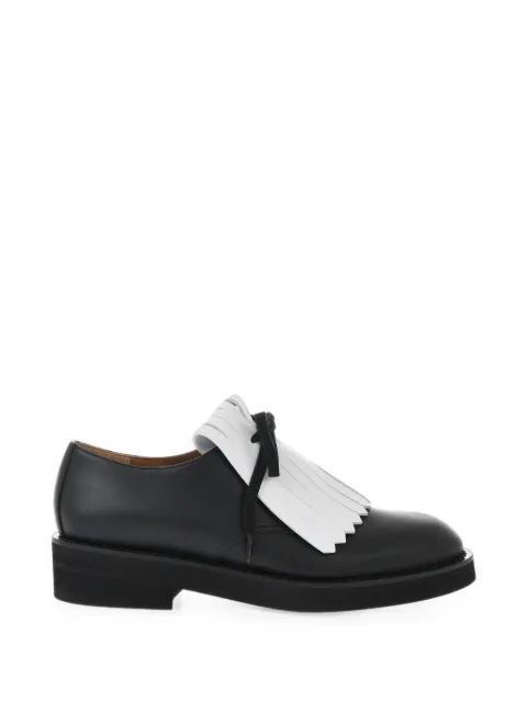 Marni fringe-detail leather Derby shoes