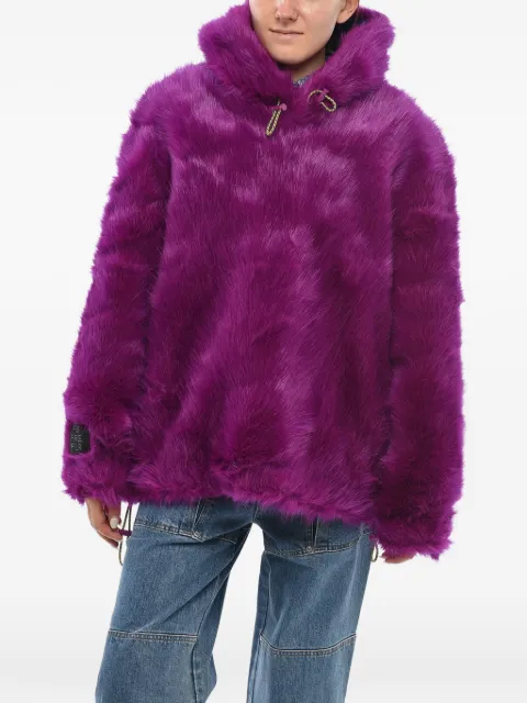 Stella McCartney faux-fur hooded coat
