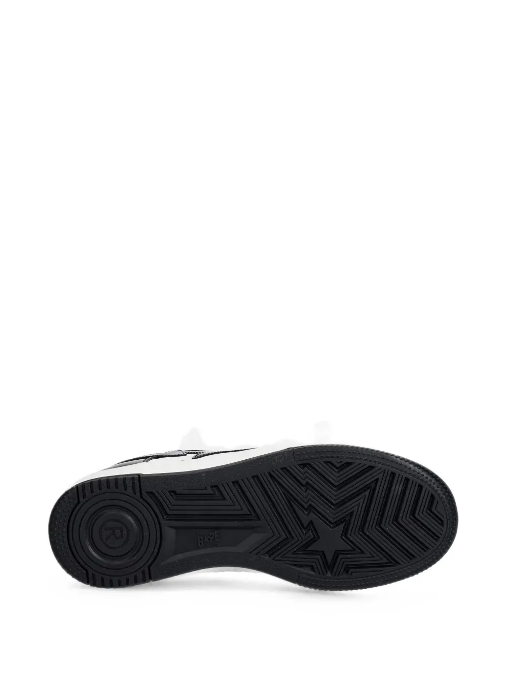 A BATHING APE BAPE STA patent leather sneakers Zwart