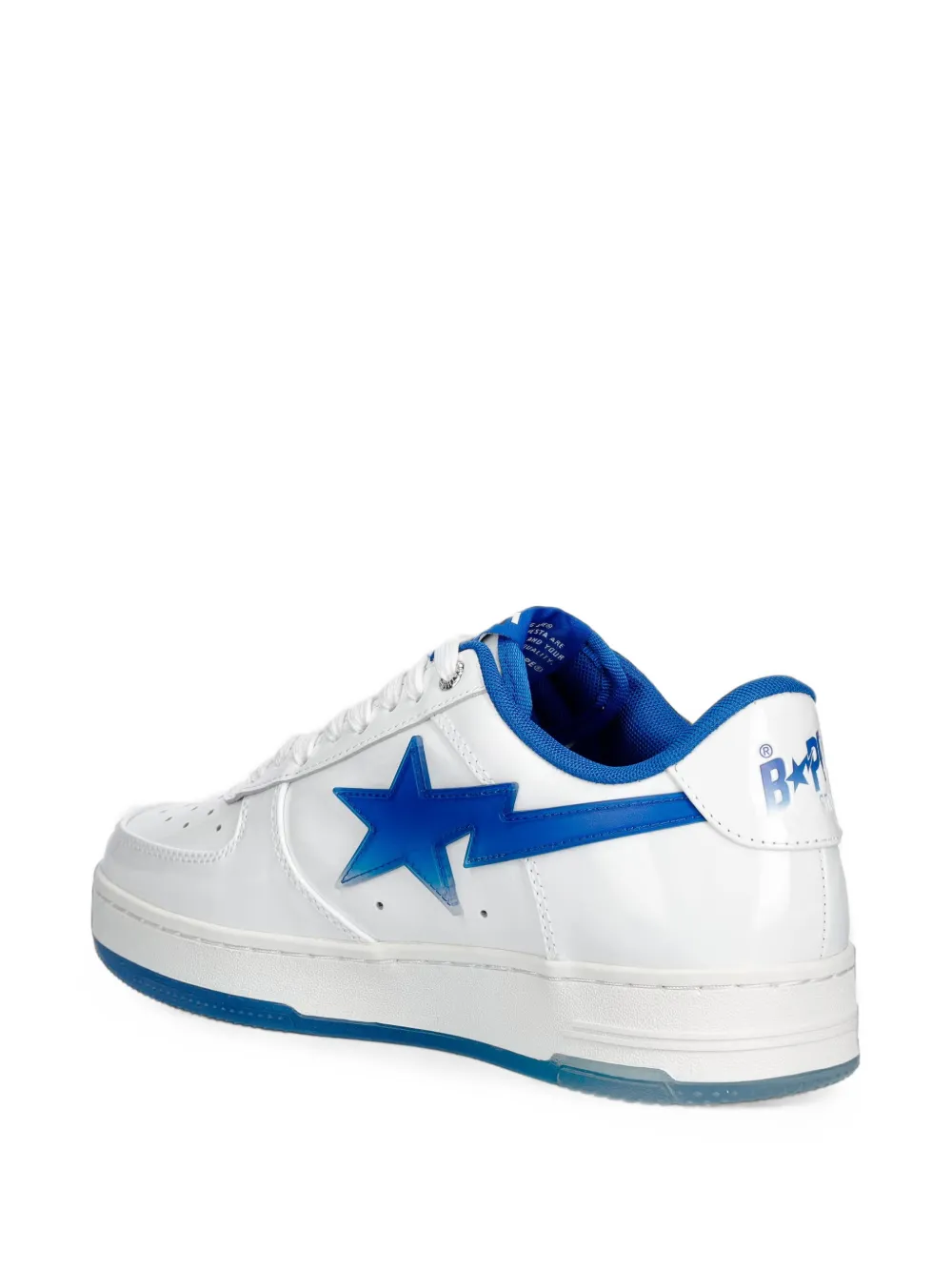 A BATHING APE BAPE STA leren sneakers Wit