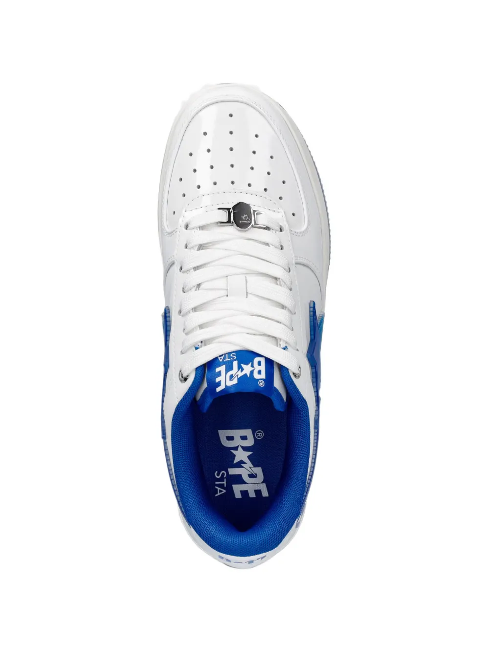 A BATHING APE BAPE STA leren sneakers Wit