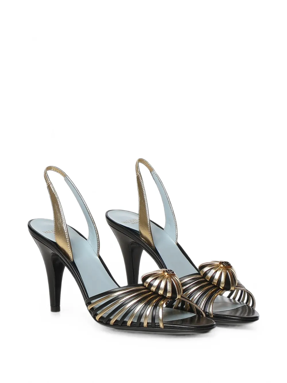 Valentino Garavani Coeur Royal sandals Zwart