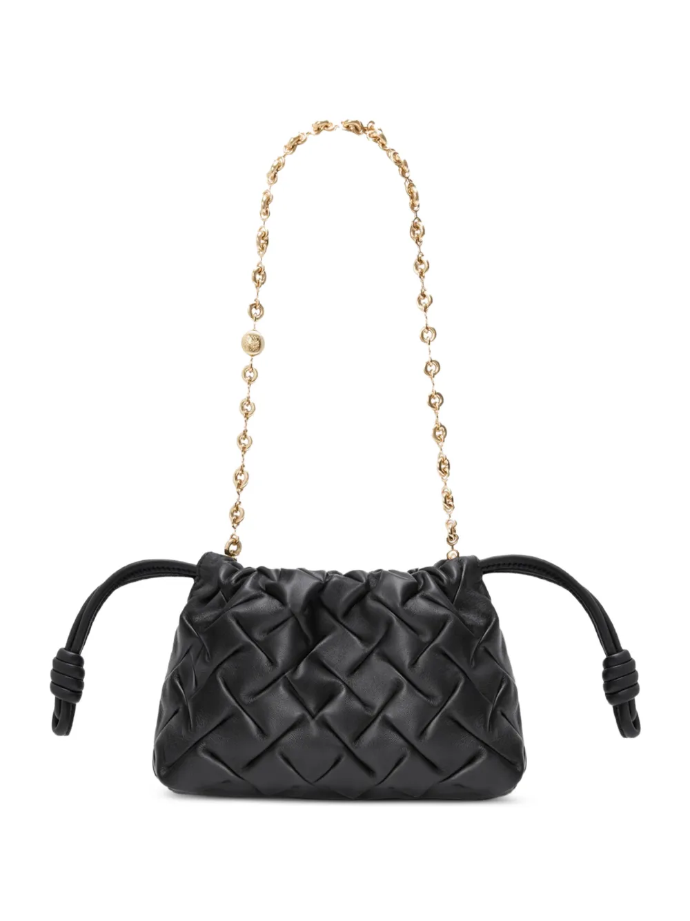 LOEWE Portafoglio Flamenco mini in nappa di vitello - Nero