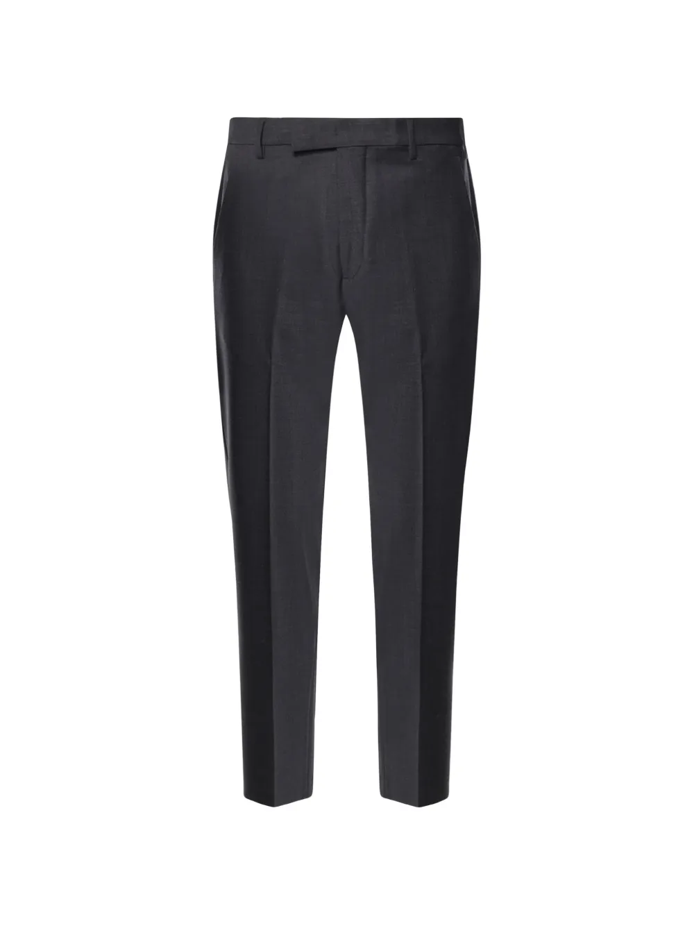 michael coal pressed-crease flap-pocket trousers