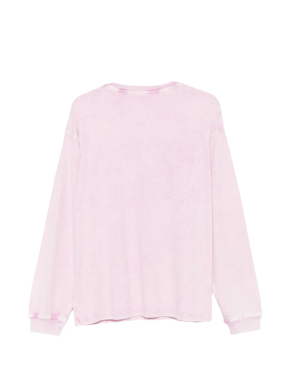 Diesel T-shirt met geborduurd logo Roze