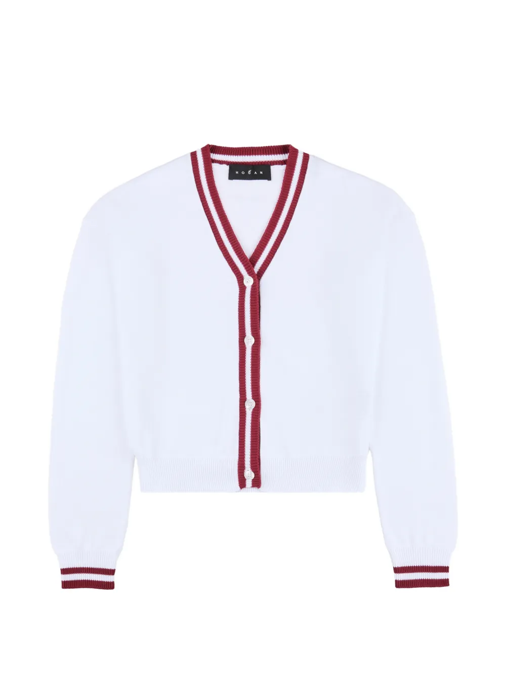 Hogan cardigan in cotton - Bianco
