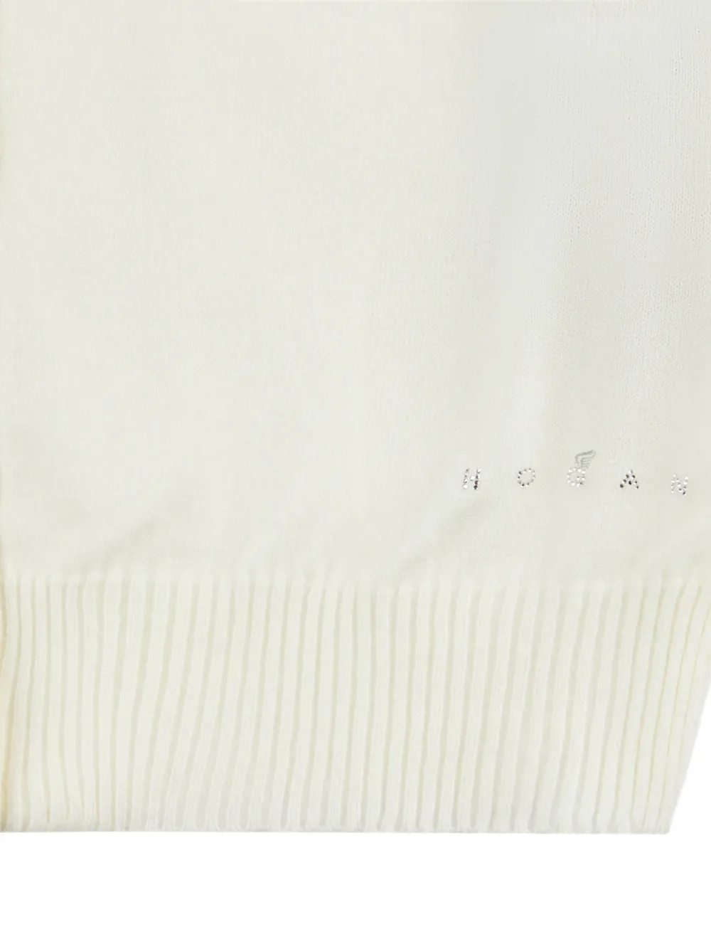 Hogan Gebreid poloshirt Beige