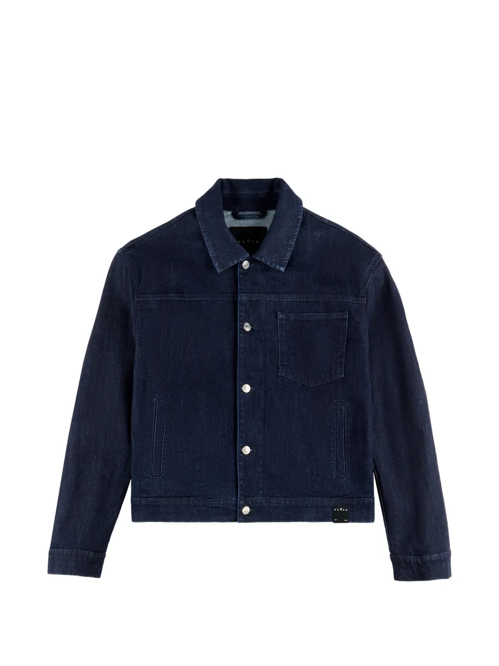 Hogan trucker jacket in denim - Blu