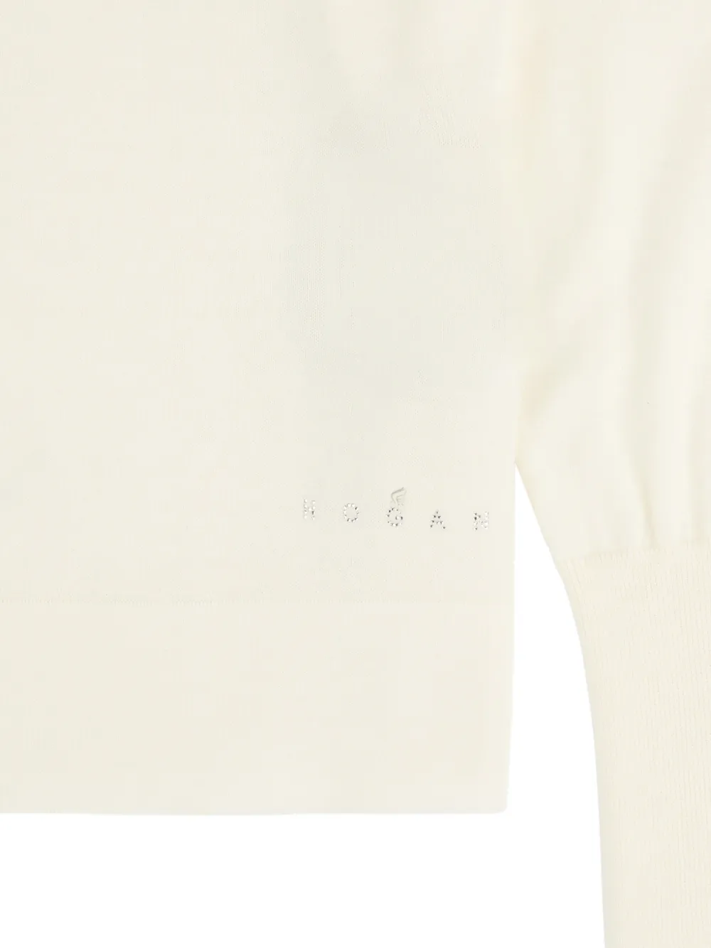 Hogan Gebreid poloshirt Beige
