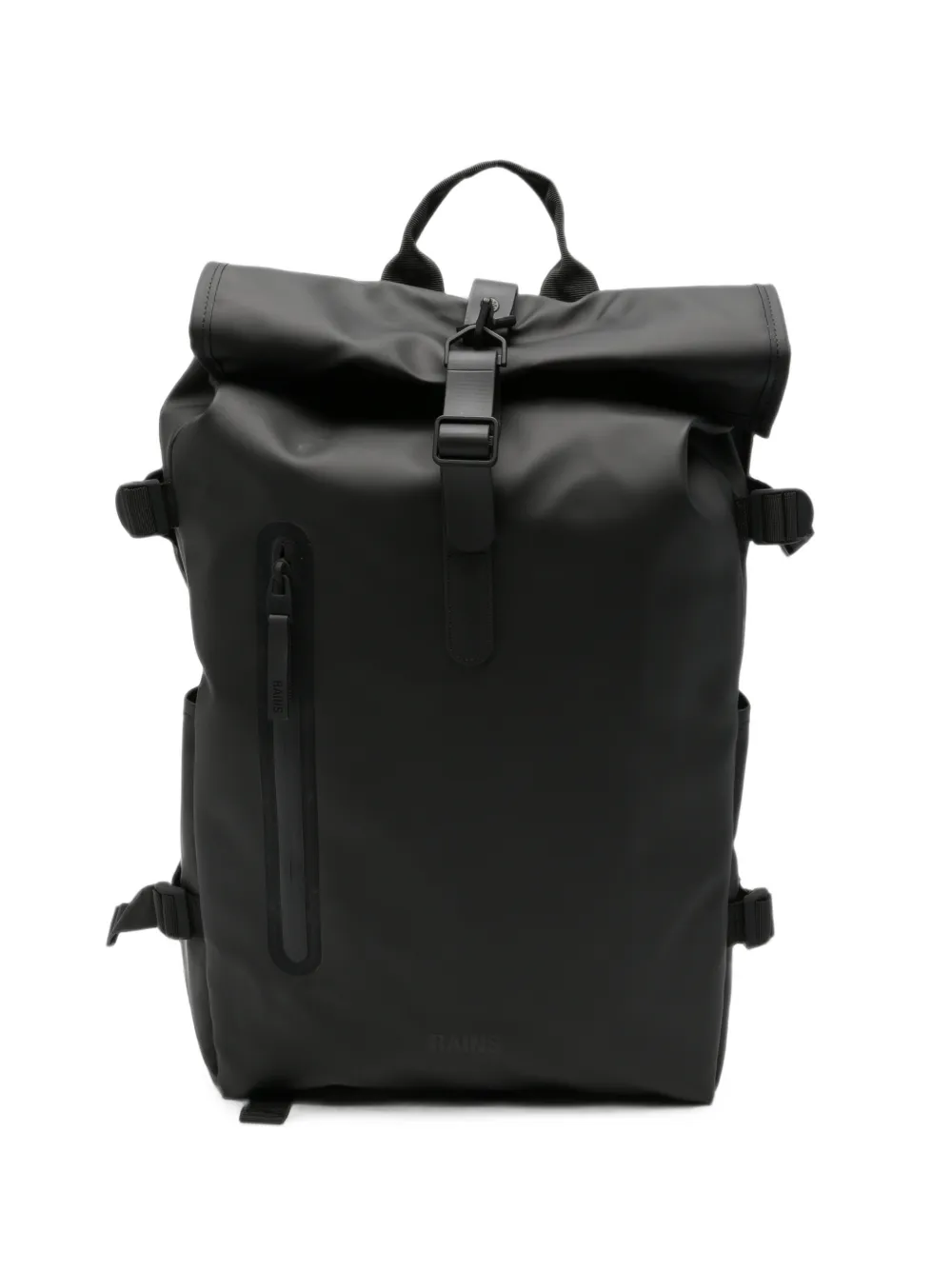Rains roll-top buckle-fastening backpack - Nero