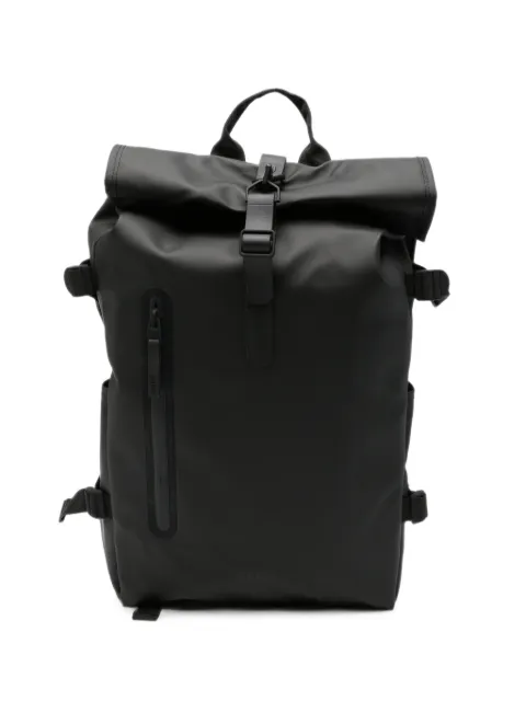 Rains roll-top buckle-fastening backpack