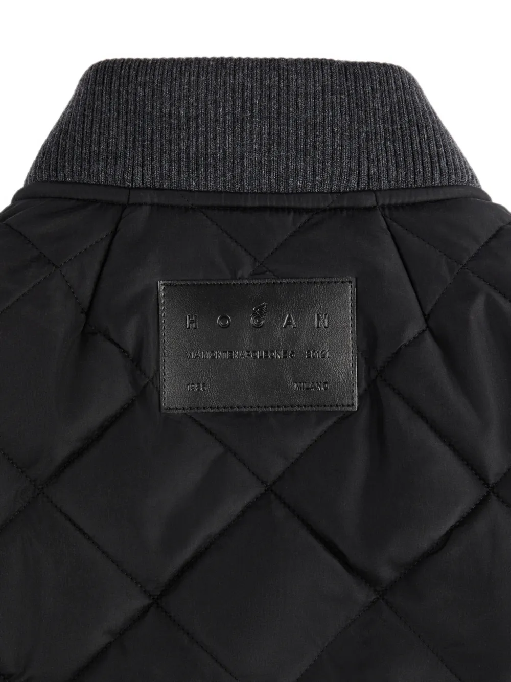 Hogan Cropped bomberjack Zwart