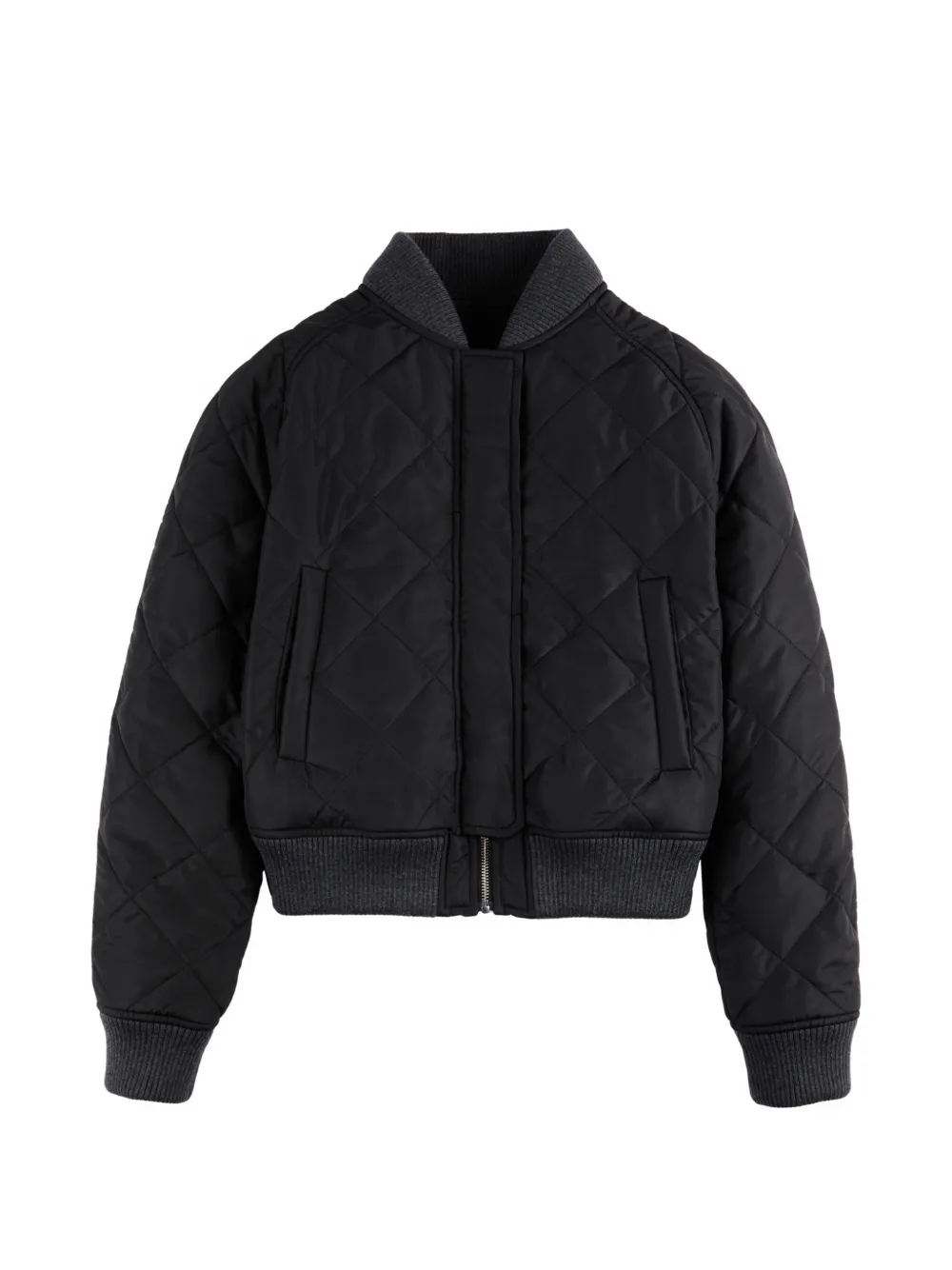 Hogan cropped bomber jacket - Nero