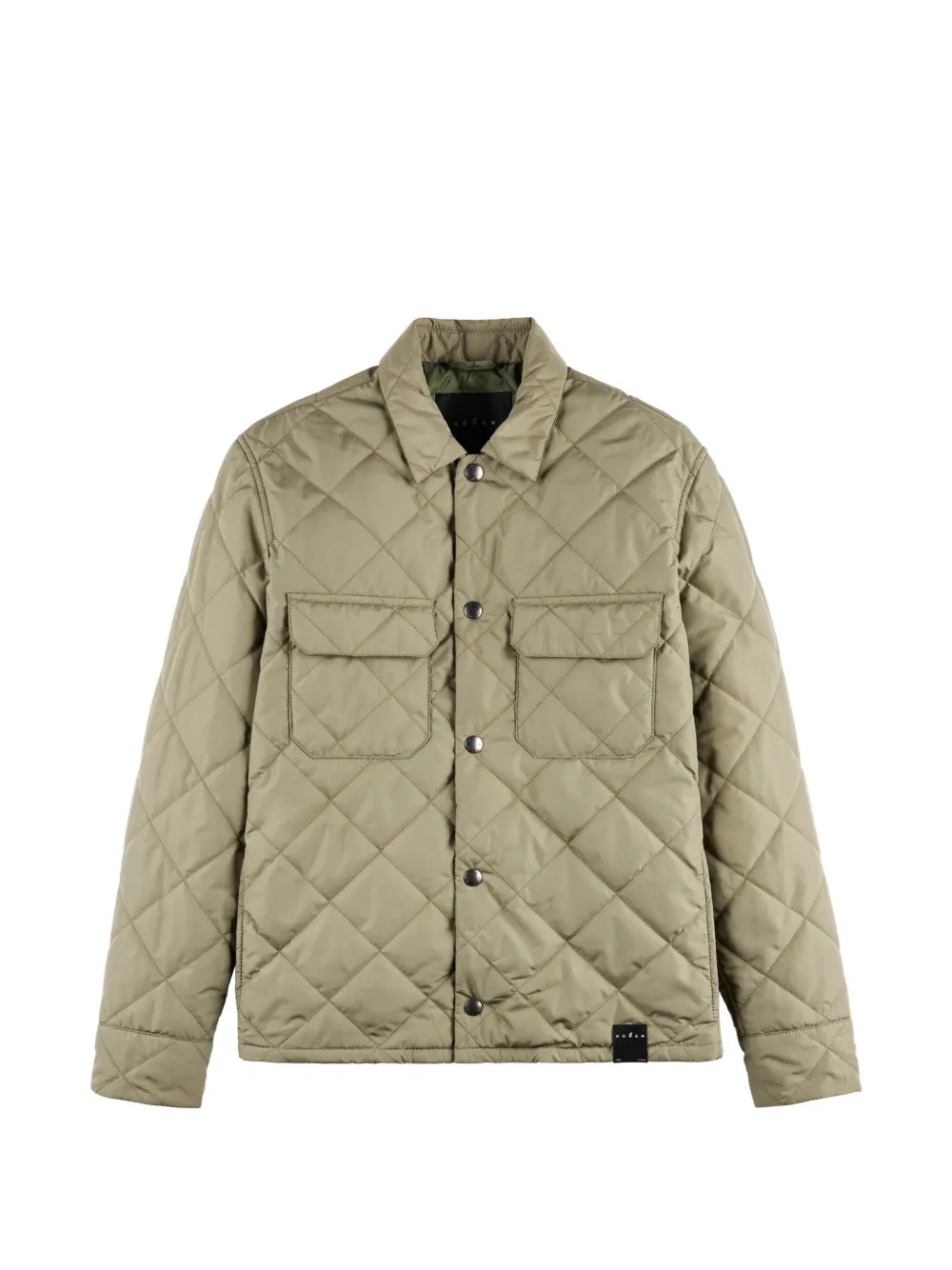 Hogan quilted shirt jacket - Verde