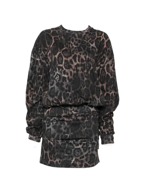 Just Cavalli Minikleid mit Leoparden-Print