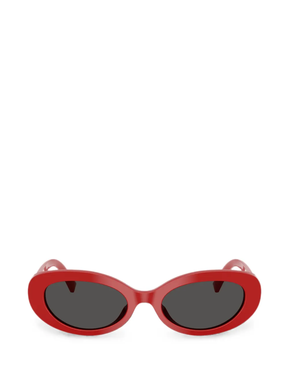 Dolce & Gabbana Devotion oval-frame sunglasses - Rosso