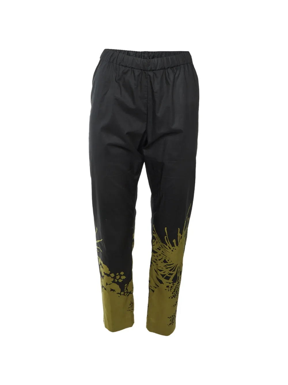 Dries Van Noten Pre-Owned pantalon fuselé imprimé - Noir Dries Van Noten Pre-Owned pantalon fuselé imprimé - Noir