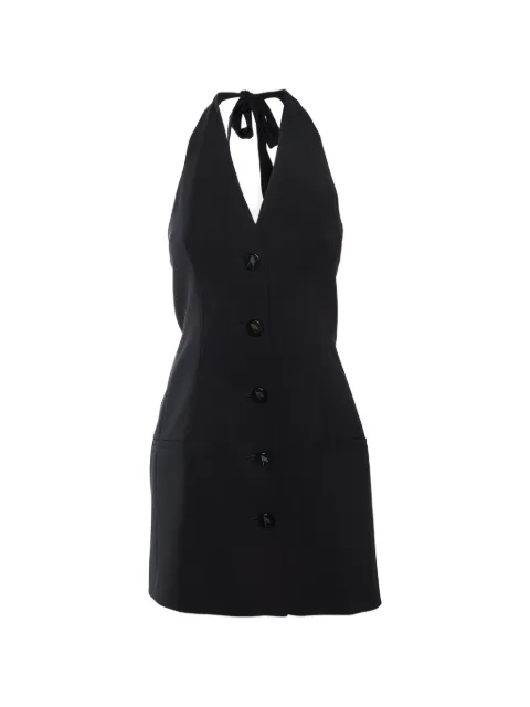 The Attico Isabel halter-neck mini dress
