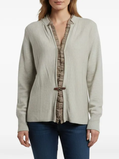 Giorgio Armani Pre-Owned cardigan med plisseret kant