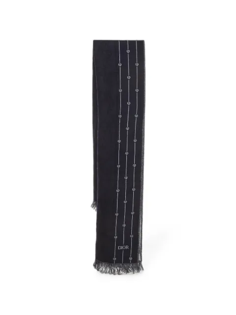 Christian Dior Pre-Owned bufanda con motivo de corazón