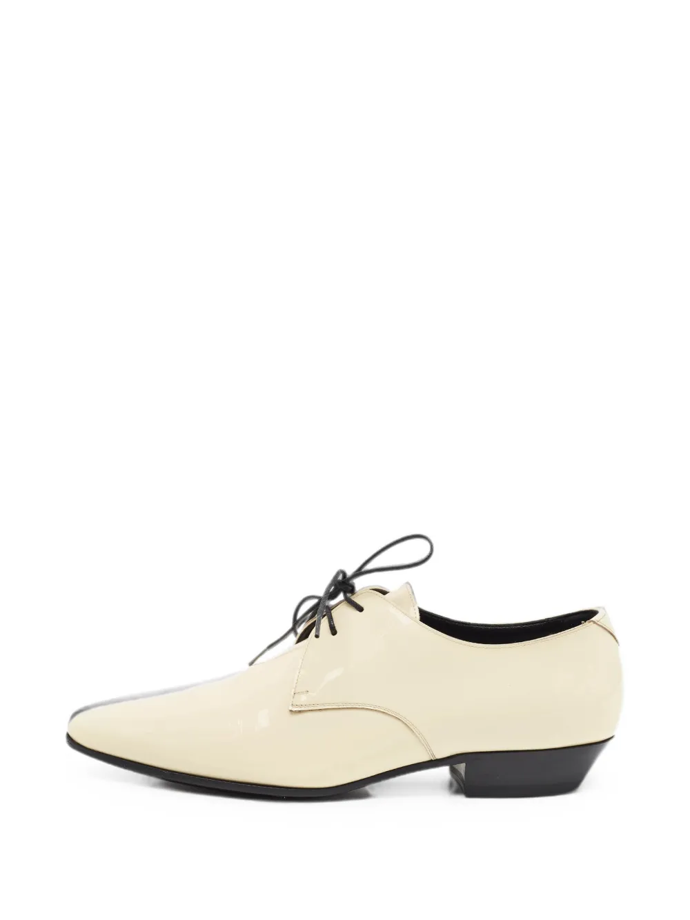 Saint Laurent Pre-Owned Jonas lace-up oxfords - Nude