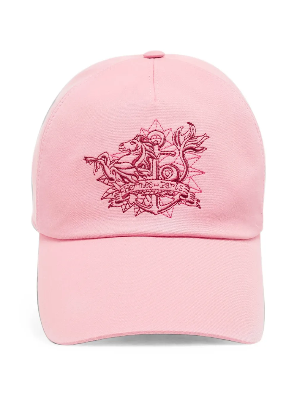 Hermès Pre-Owned Max L'Aventure embroidered cap - Rosa