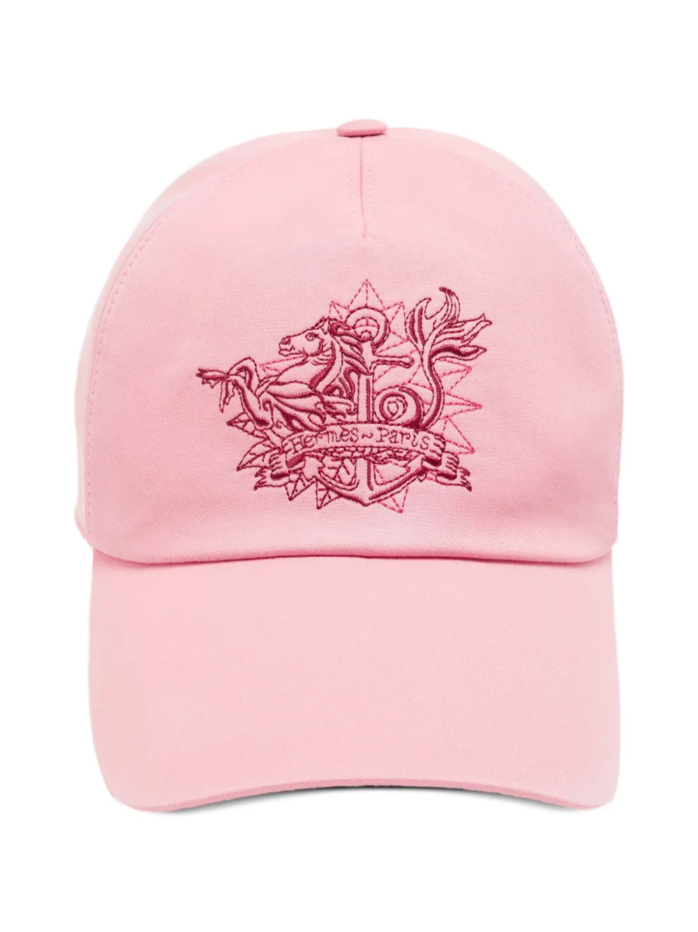 Hermès Pre-Owned Max L'Aventure embroidered cap - Rosa