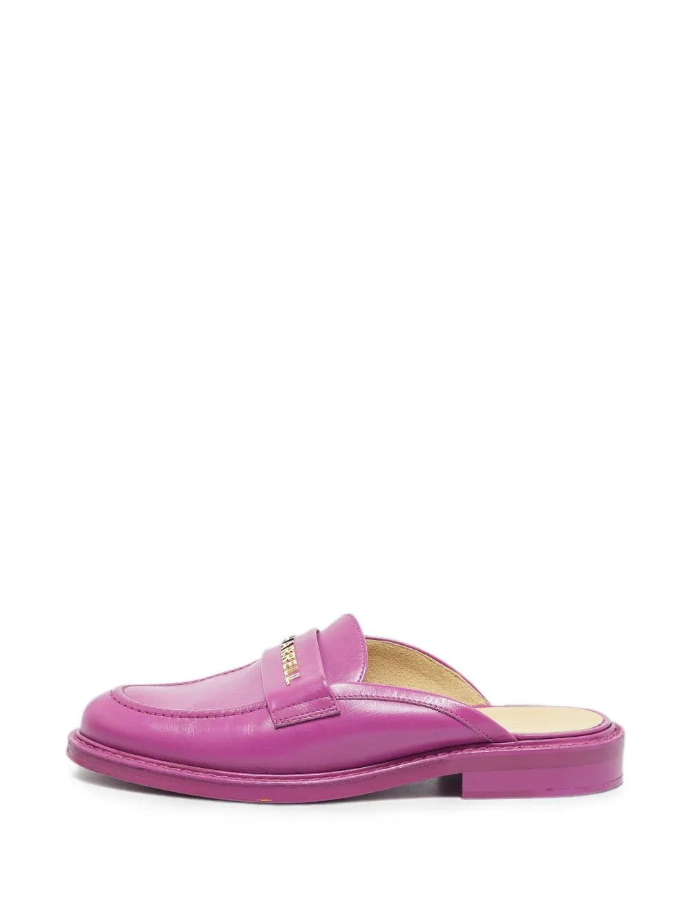 CHANEL Pre-Owned Pharrell leather mules - Violett