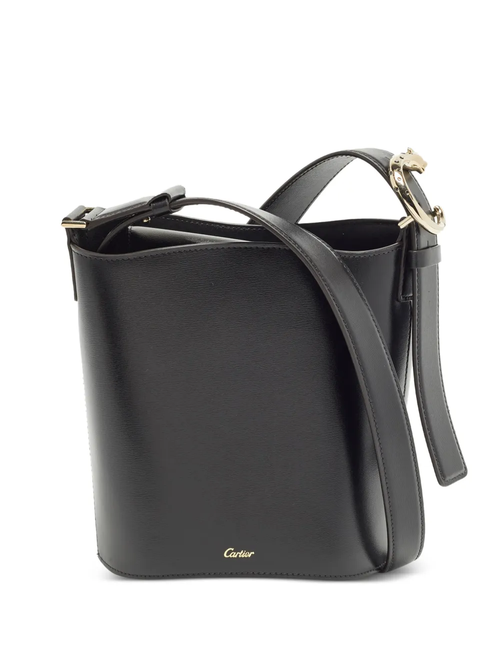 Cartier Panthère C leather mini bucket bag - Nero