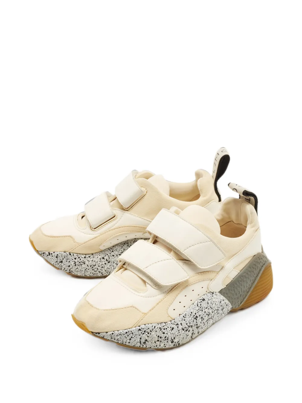 Stella McCartney Pre-Owned Eclypse touch-strap sneakers - Nude