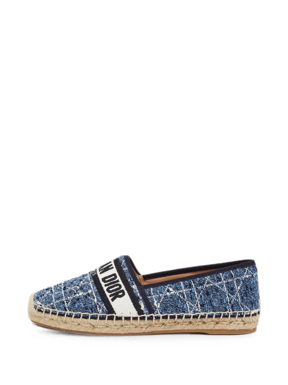 Christian Dior Pre-Owned Granville espadrille flats - Blau