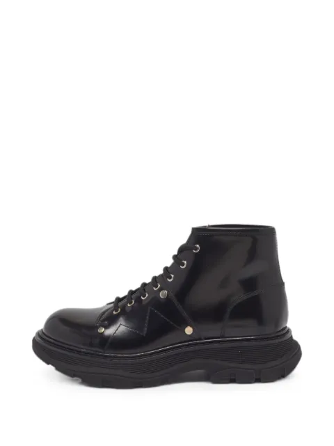 Alexander McQueen Pre-Owned Tread lace-up combat boots