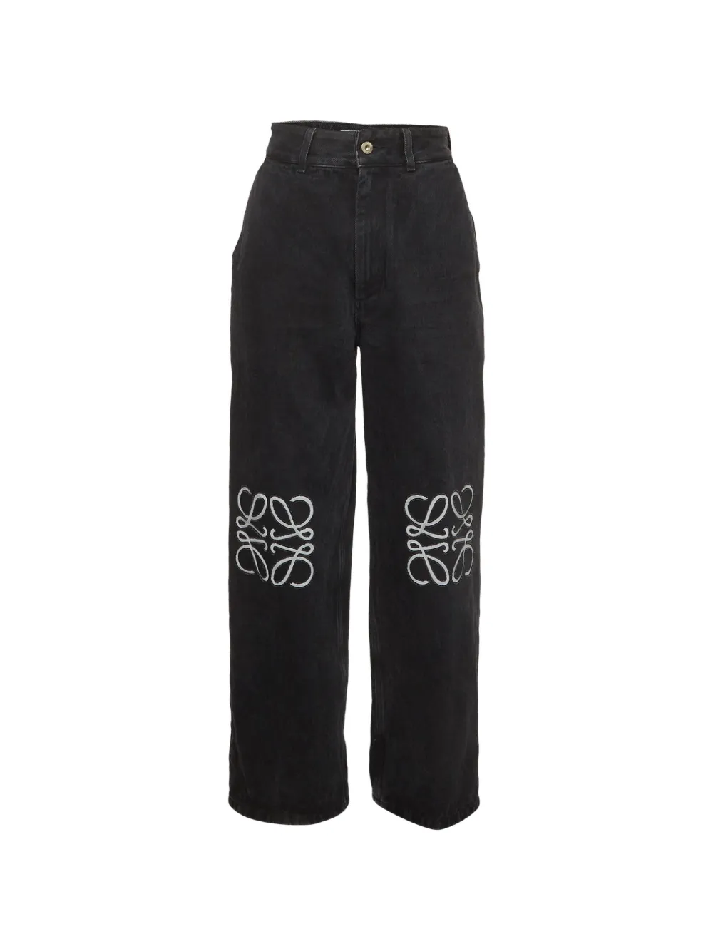 Loewe Pre-Owned Anagram wide-leg jeans - Schwarz