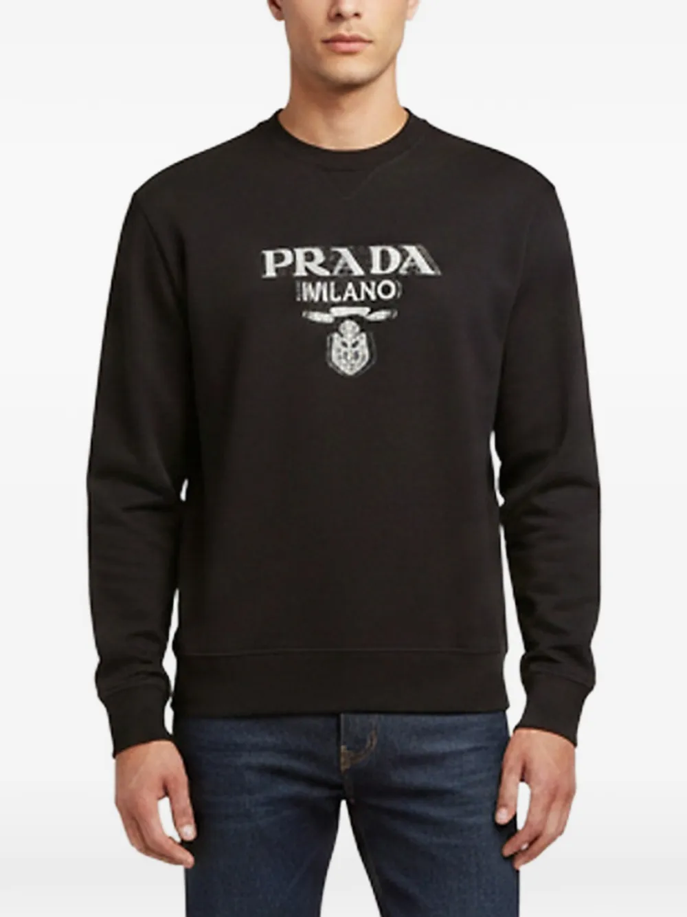 Prada Pre-Owned 2020 intarsia sweater - Nero