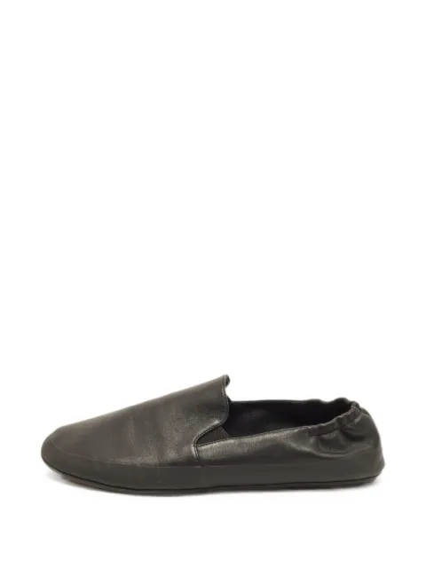 The Row Pre-Owned Tech leather loafers