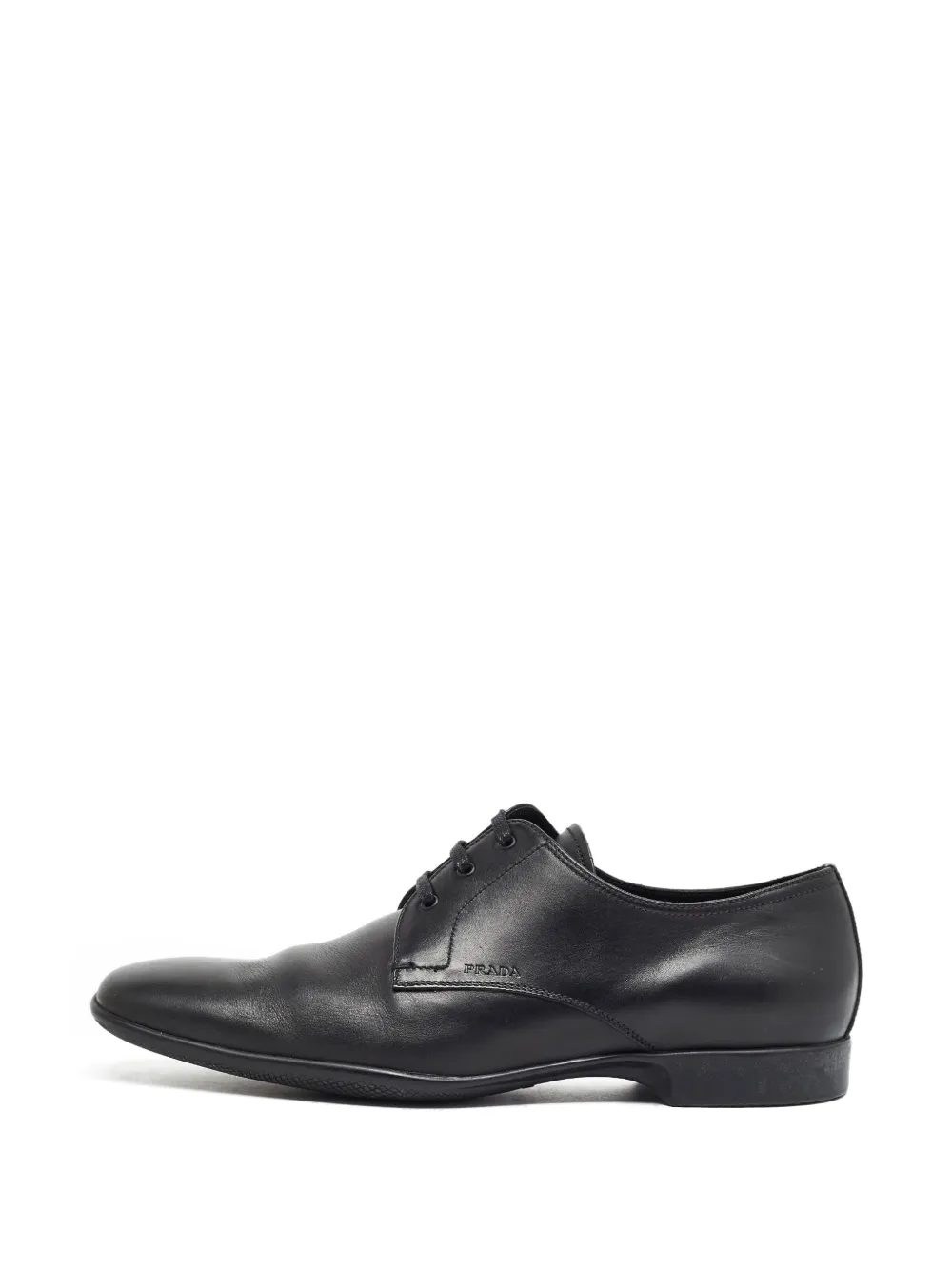 Prada Pre-Owned lace-up leather Derby shoes - Nero