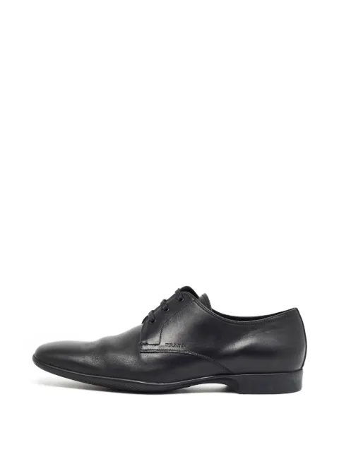 Prada Pre-Owned lace-up leather Derby shoes