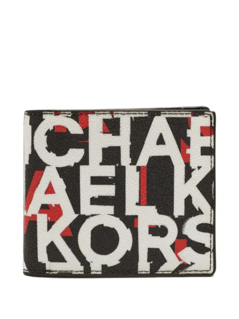 Michael Michael Kors logo-print bifold wallet