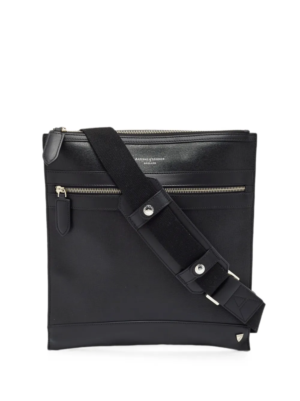 Aspinal Of London Anderson messenger bag - Nero