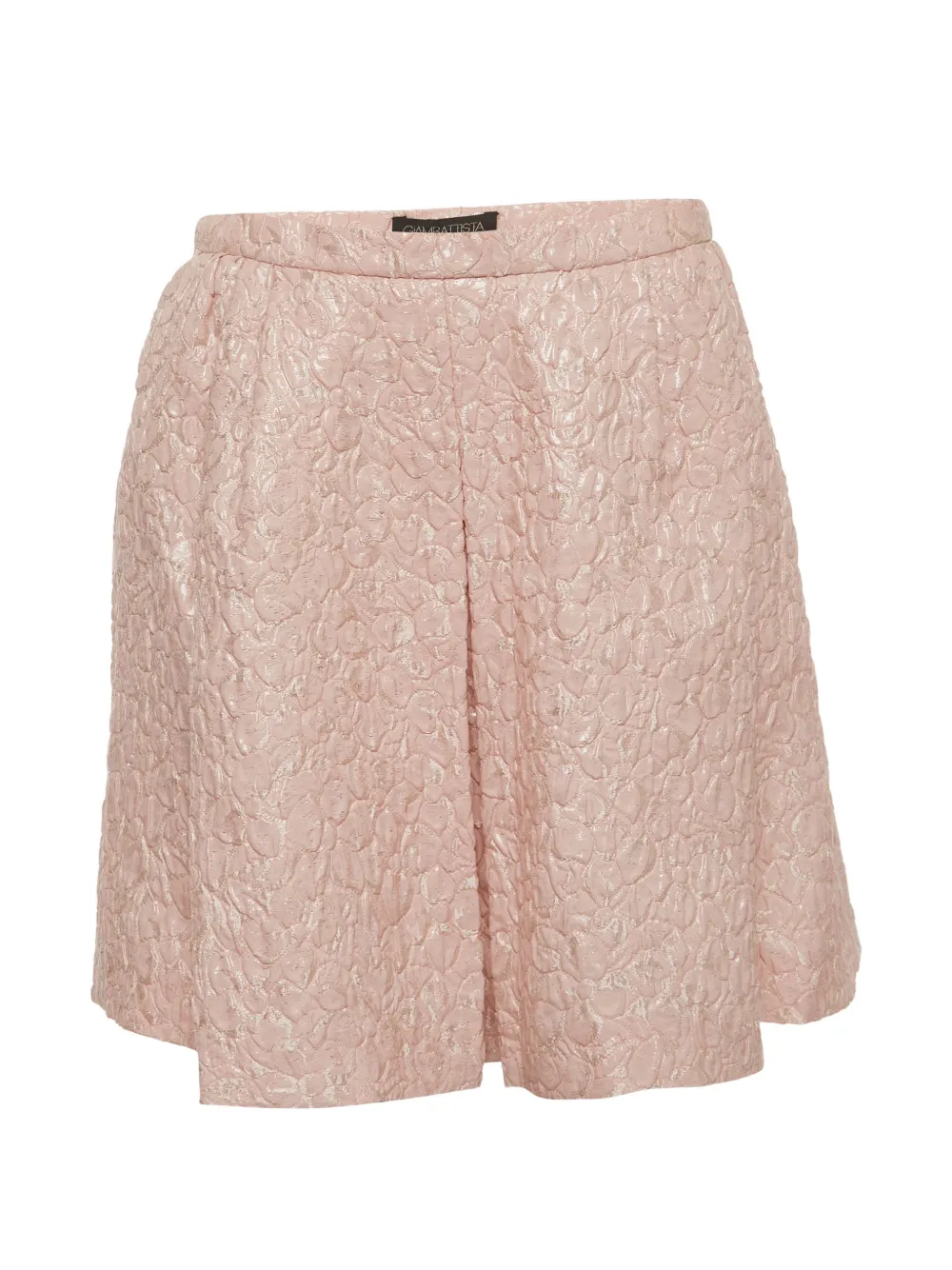 Giambattista Valli Vintage jupe plissée à fleurs en jacquard - Rose