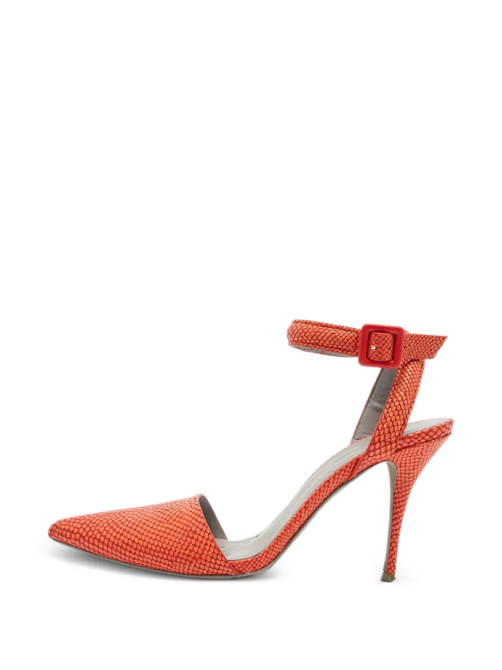 Pre-Owned Alexander Wang escarpins Lovisa à bride cheville - Orange