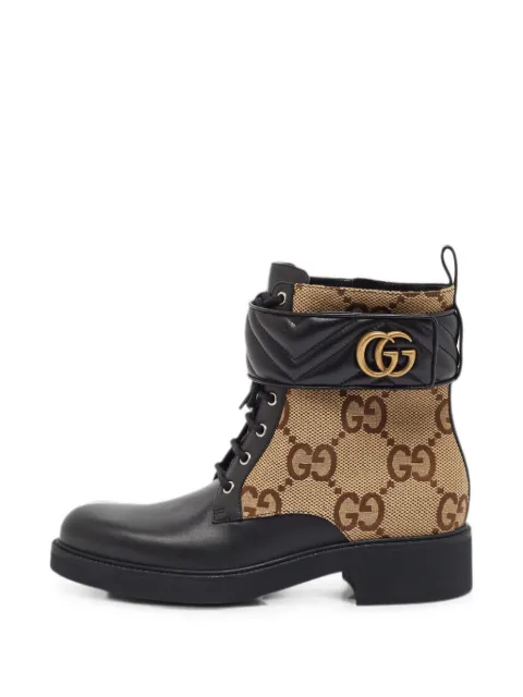 Gucci Pre-Owned Matelassé GG combat boots