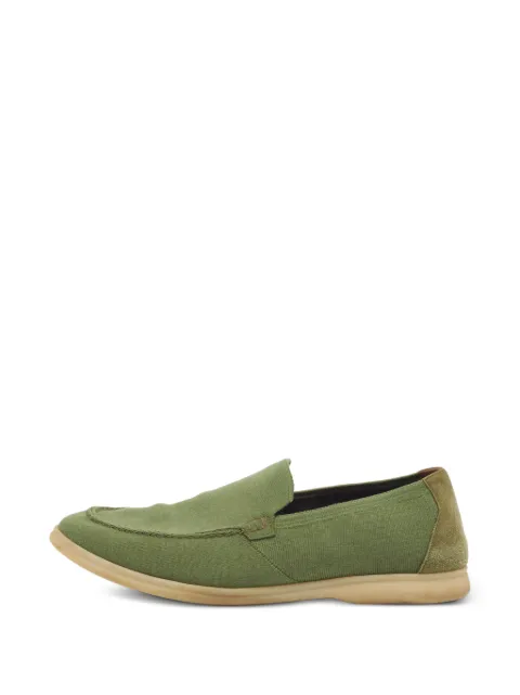 Loro Piana Pre-Owned Summer Walk suede-trim loafers